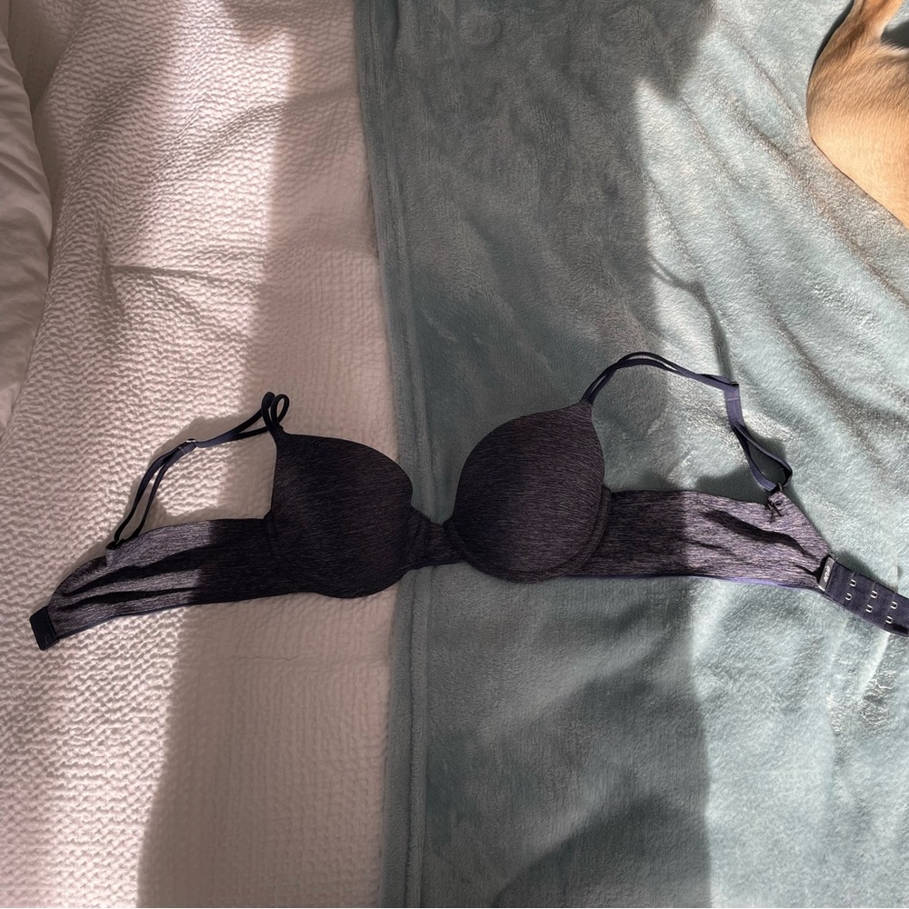Aerie Blue Underwire Demi Bra